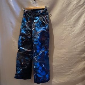 Blue Patagonia snow pants